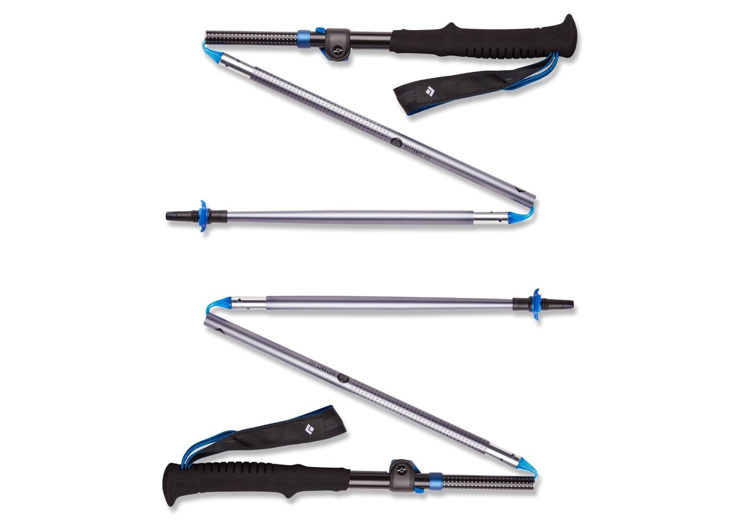 Black Diamond Distance FLZ: bastones plegables, ligeros y fiables para senderismo técnico