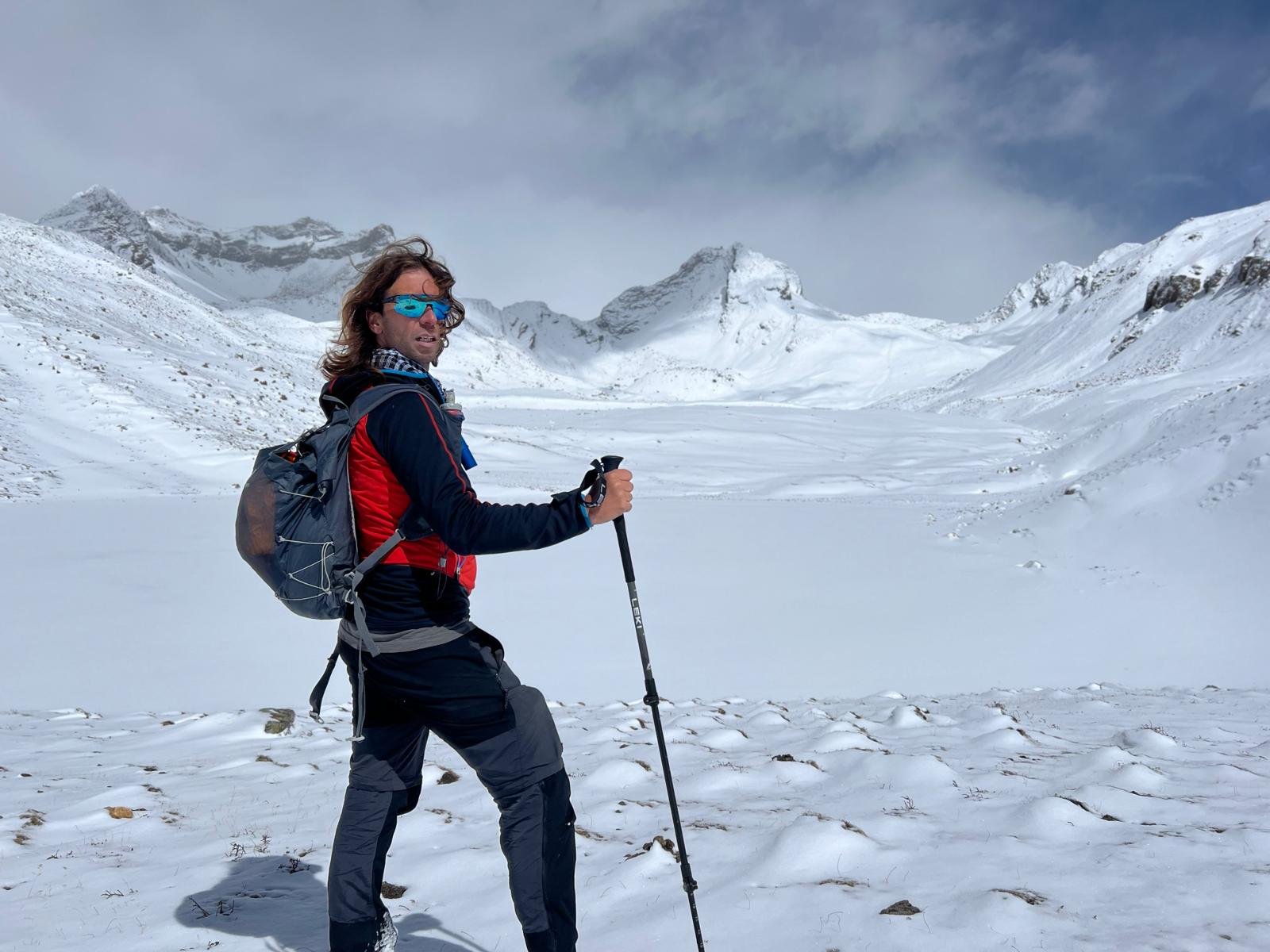 Eli del Pirineu, autor de EquipoUltraLigero.com, en los Pirineos