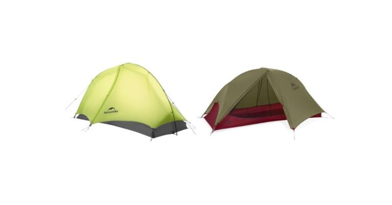 MSR Freelite y Naturehike Star Trail EXT comparativa tiendas ultraligeras
